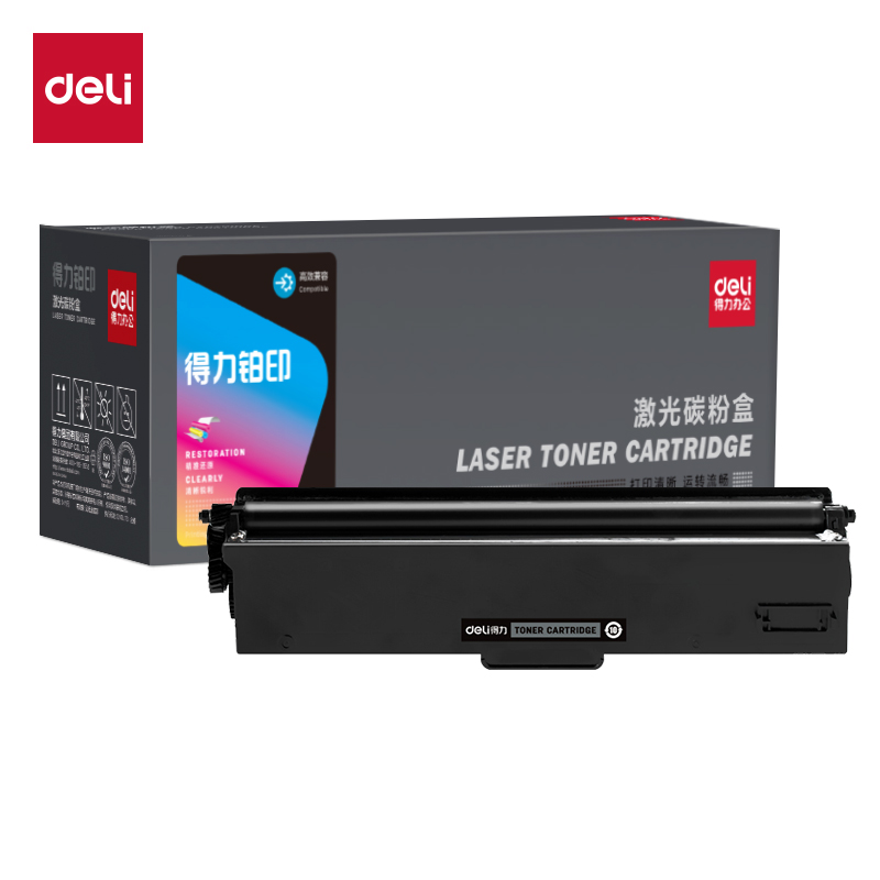 得力DEL-LT100通用耗材-通用硒鼓(黑色)(支)