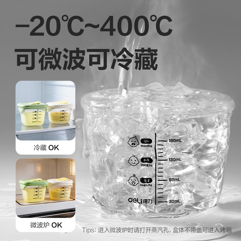 得力LZ141保鮮盒(白)(個(gè))