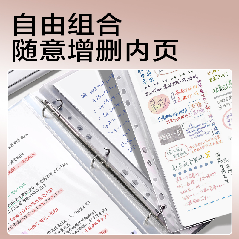 得力PE136_PP3孔夾(棕)(個(gè))