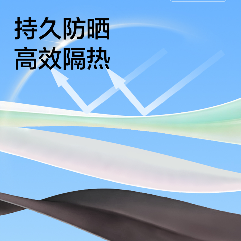 得力LY601加大晴雨傘(10K60)(灰)(把)