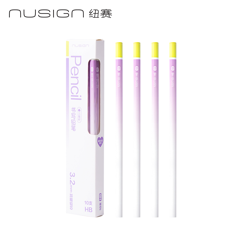紐賽NS1749-HB葡萄香味六角桿120紐賽鉛筆HB(混)(10支/盒)
