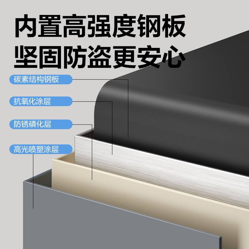 得力AE281書本盒W240*D155*H55(藍色)(盒)