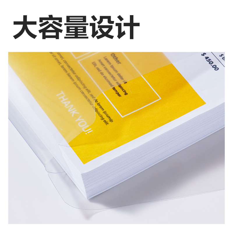 得力JX205簡系標(biāo)簽款文件袋(混)(個)