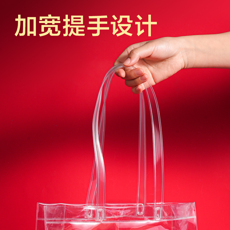 得力BA211考場狀元系列大容量透明補(bǔ)習(xí)袋(透明)(個)