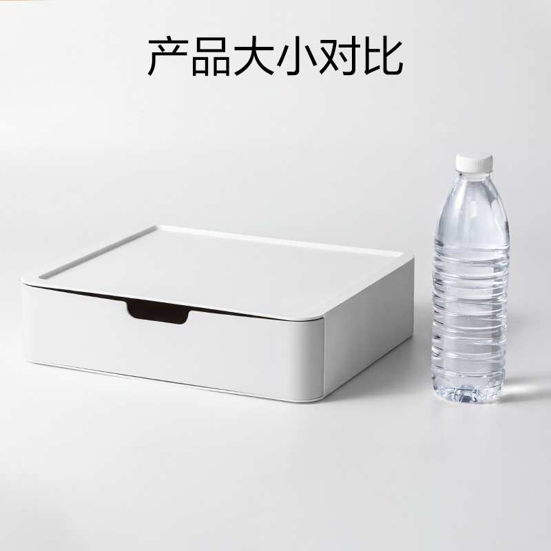 得力XDM218組合抽屜大件套(白色)(套)