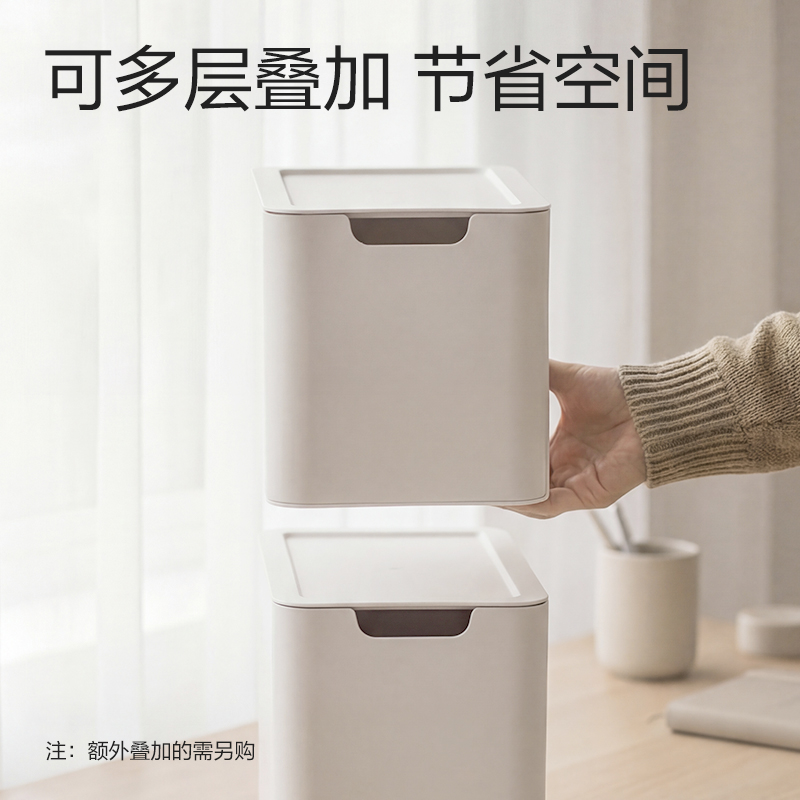 得力XDM217組合抽屜中件套(白色)(套)