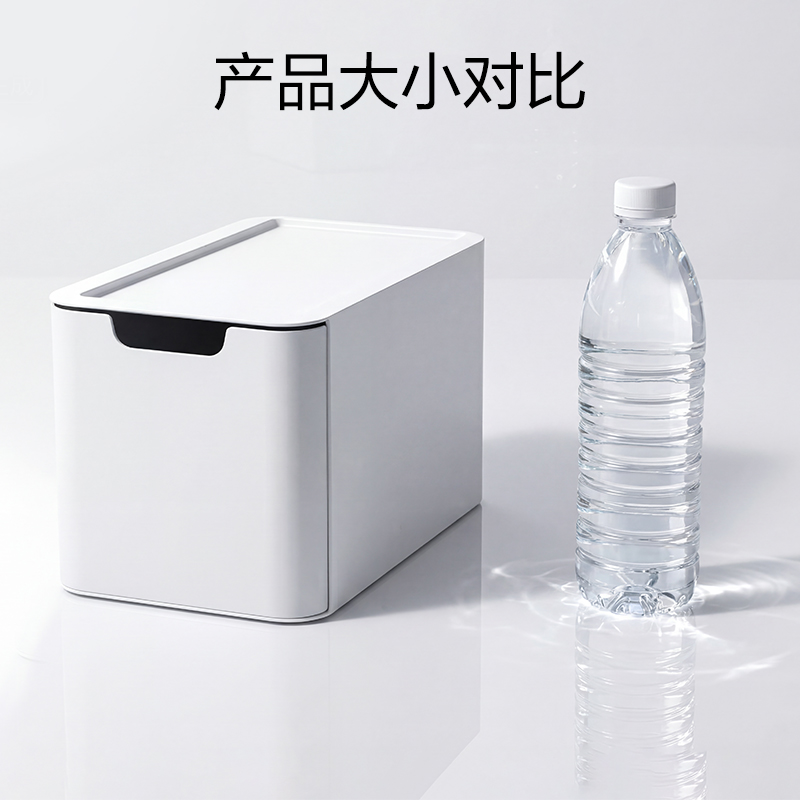 得力XDM217組合抽屜中件套(白色)(套)