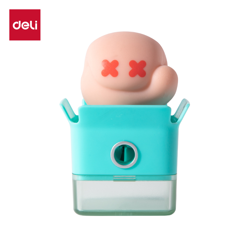 得力VB190削尖提示卷筆刀(黃)(個(gè))