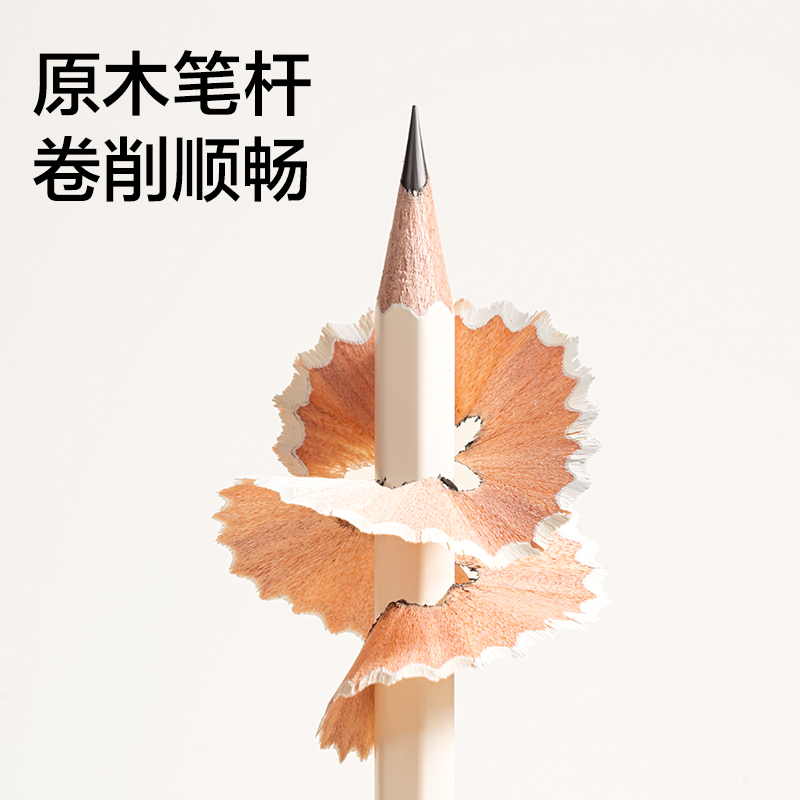 得力DW999-2B旺旺系列-文具六角桿書(shū)寫(xiě)鉛筆2B(混)(10支/盒)