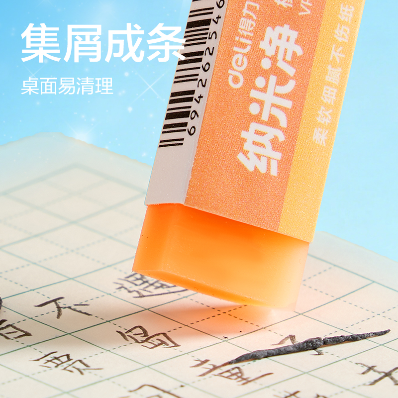 得力VP284-M納米凈果凍色橡皮擦中號(hào)(混)(塊)