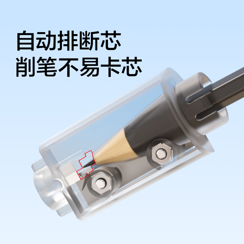 紐賽NS1240電動(dòng)卷筆刀替換刀頭（卡）（透明）