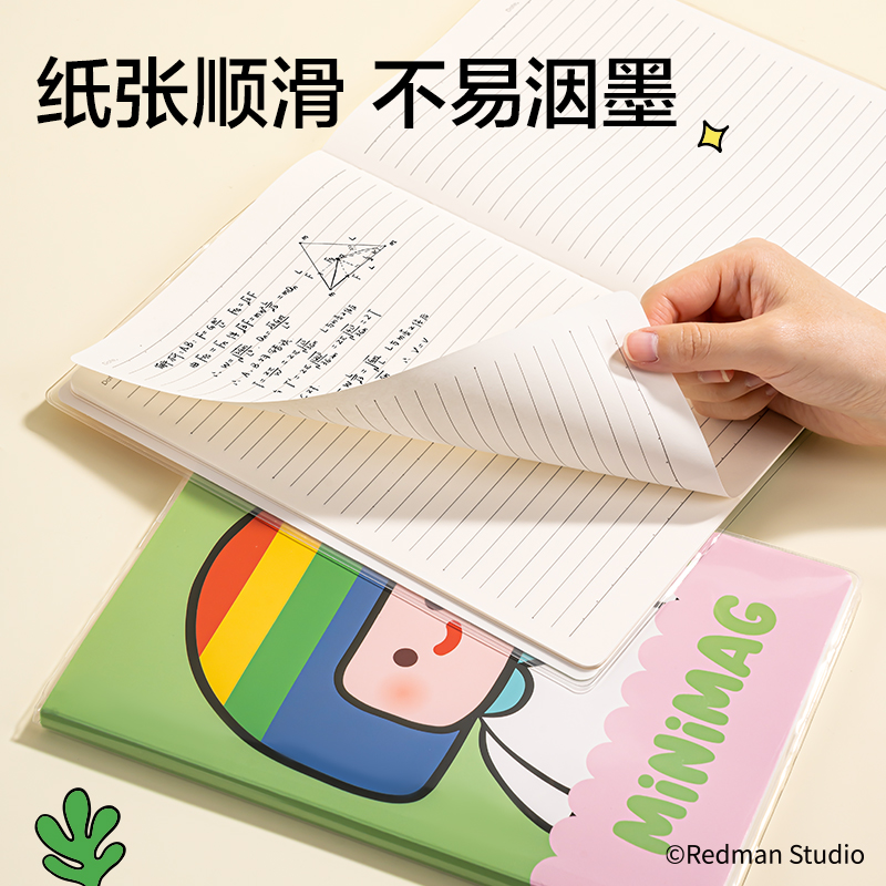 得力ME204迷你麥格系列巨透膠套本16K 80張(混)(本)
