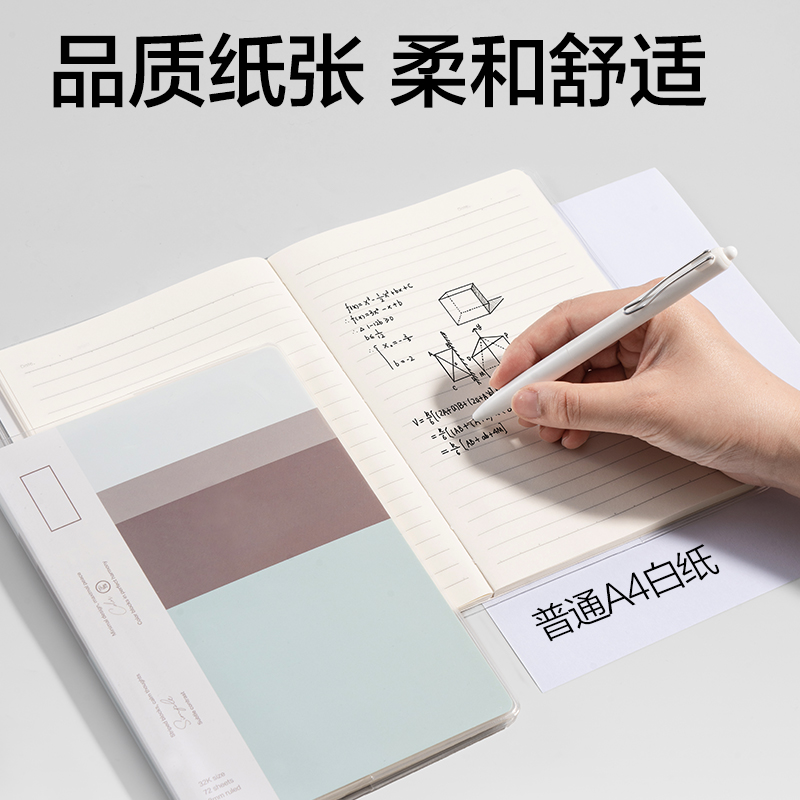 得力T3272巨透膠套本32K 72張(非白調(diào))(本)