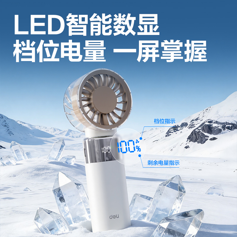 得力LK140風(fēng)扇(白)(臺(tái))
