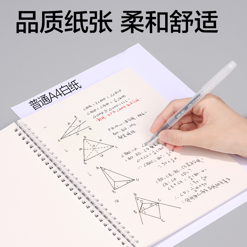 得力LPB580-V牛盾PP軟線圈本(牛盾-空白)(本)