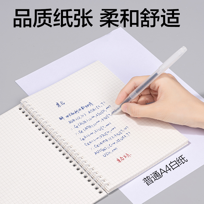 得力LPA580-V牛盾PP軟線圈本(牛盾-方格)(本)