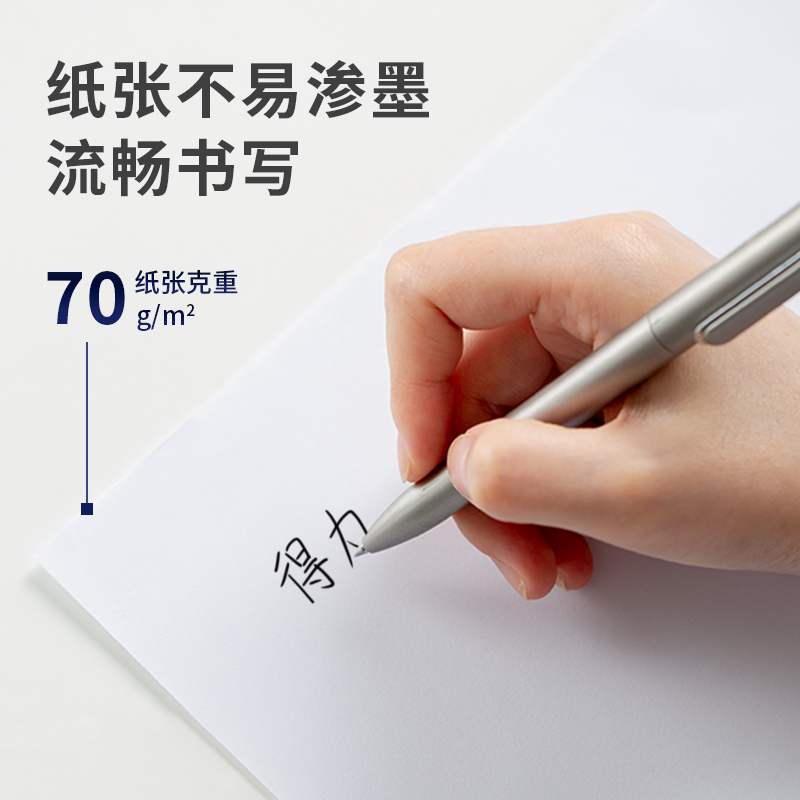 得力ZF3587佳鉑雙面復(fù)印紙A4-70g-6包(白)(包)