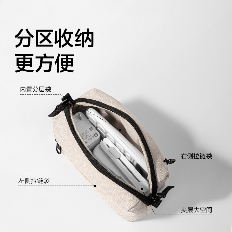 紐賽NS1388收納小包(含背帶)(個(gè))(米黃)