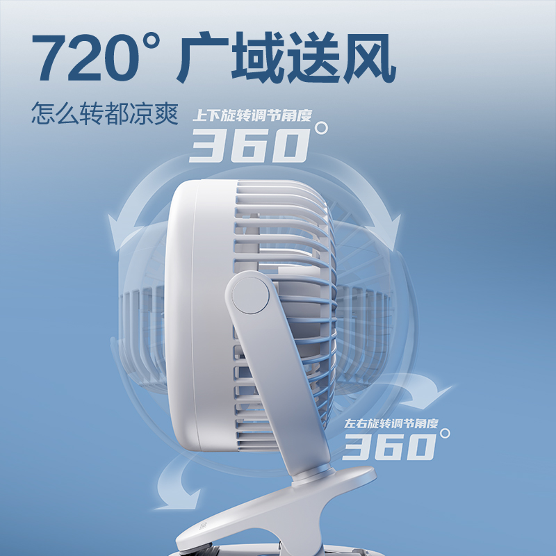 得力LK220插電款臺夾風(fēng)扇(白)(臺)