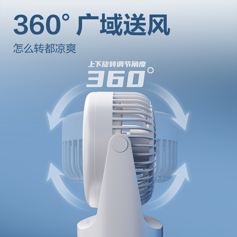 得力LK201插電款桌面風扇(黑)(臺)