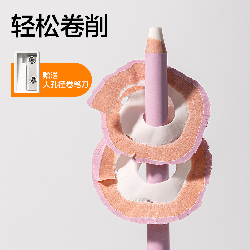 dmast丹途RK206-3圓桿筆形橡皮擦(混)(3支/盒)