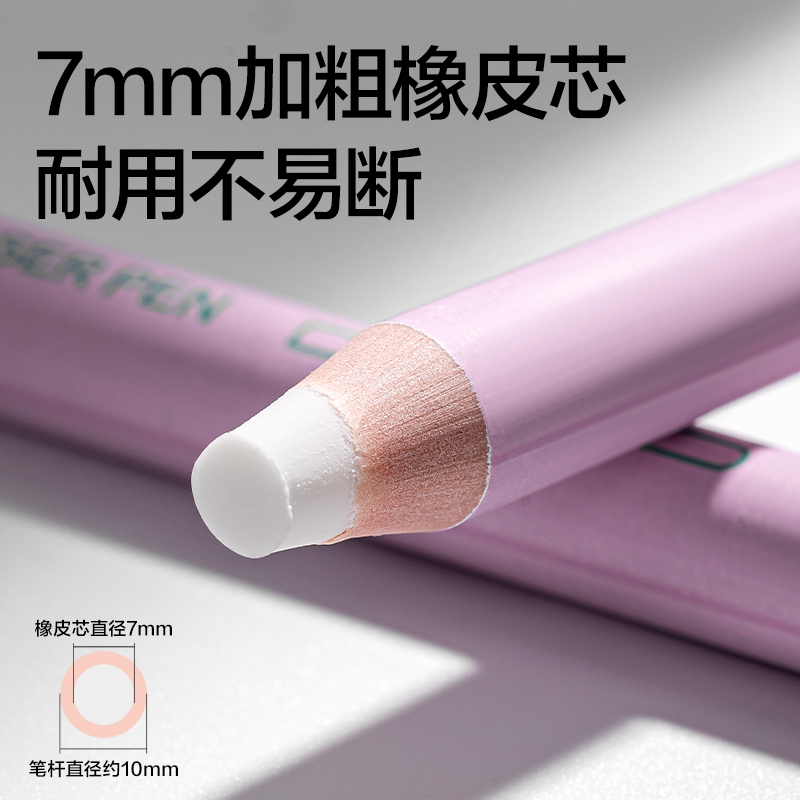 dmast丹途RK207圓桿7mm芯筆形橡皮擦(粉紅)(支)
