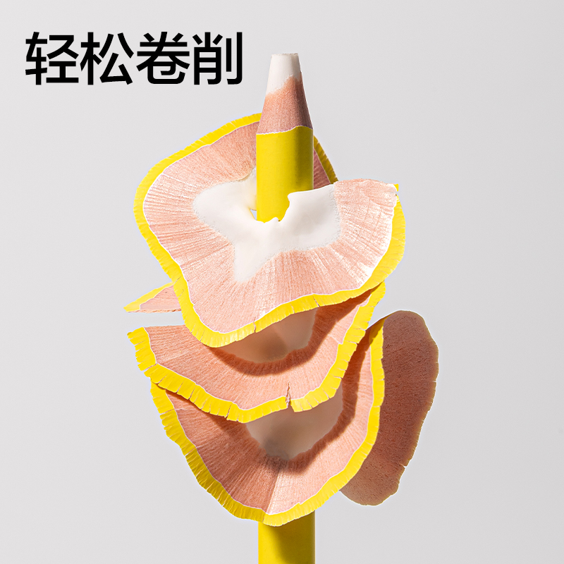 dmast丹途RK204細(xì)圓桿4mm芯筆形橡皮擦(黃)(支)