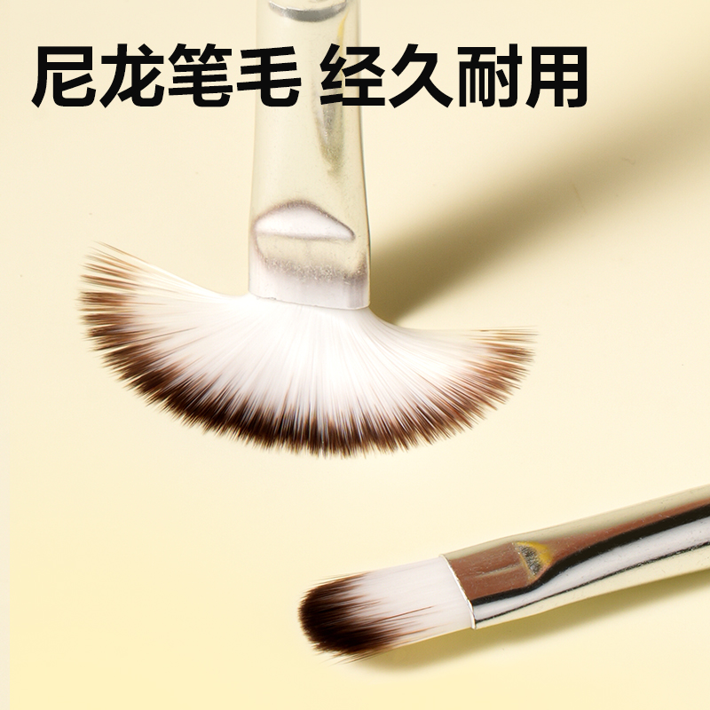 得力HS717四支裝美術(shù)畫(huà)筆套裝(黃色)(袋)