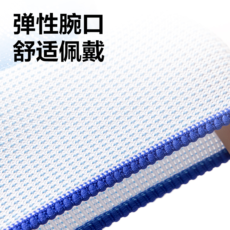 得力得心LQ651丁腈浸膠手套(白)(袋)