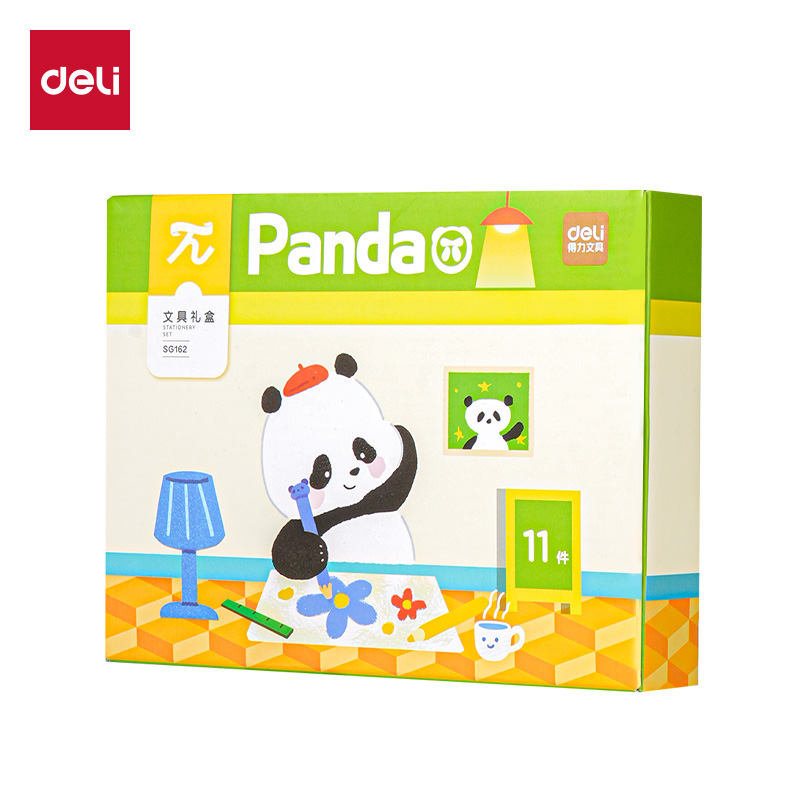 得力SG162Pandaπ熊貓書寫套裝(混)(套)