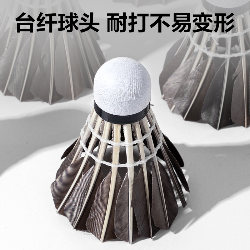 安格耐特FH180-6羽毛球-黑羽(6只/筒)(黑)(筒)