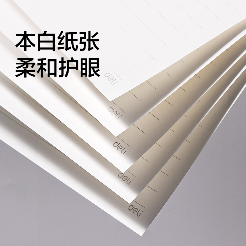 得力BP31商務(wù)活頁(yè)替芯B5-100張(橫線(xiàn)10mm)(本)