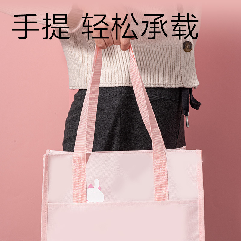 得力BA330爪爪聯(lián)盟簡約補(bǔ)習(xí)袋(混)(個)