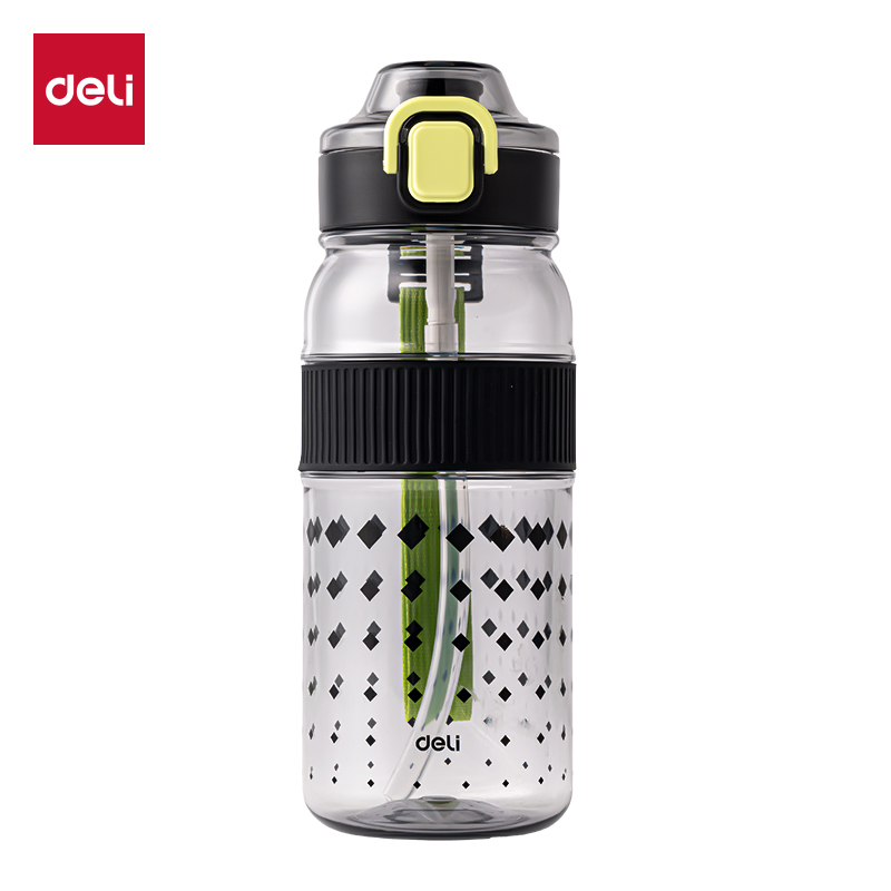 得力LL320-隨行杯彈蓋800mL(黑)(盒)