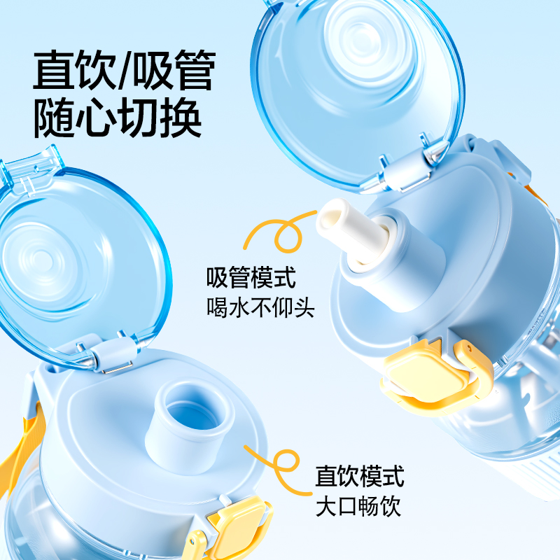 得力LL320-隨行杯彈蓋800mL(白)(盒)