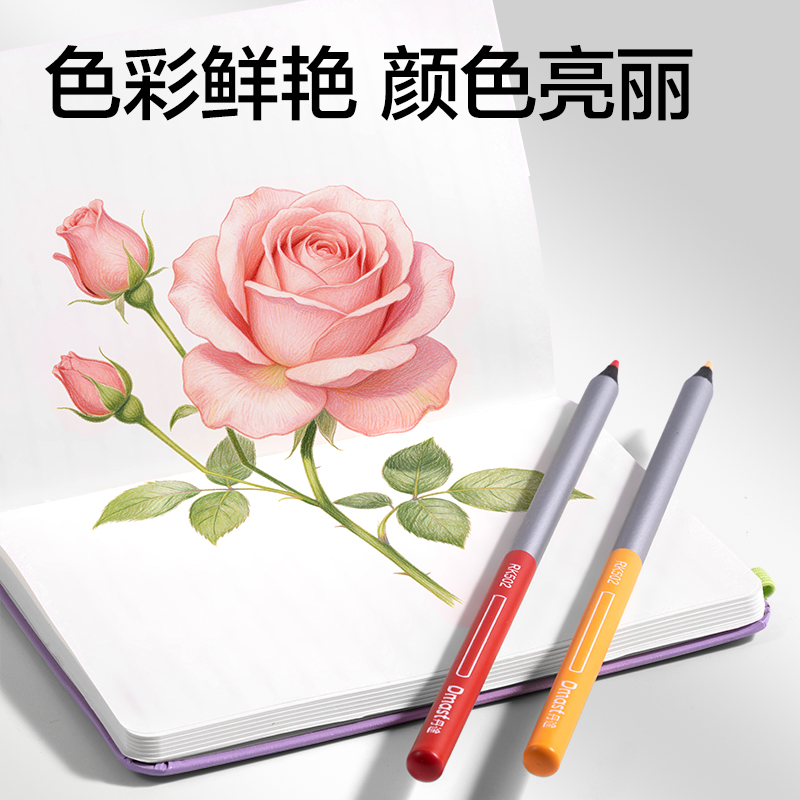dmast丹途RK502-24彩鉛(混)(24色/盒)