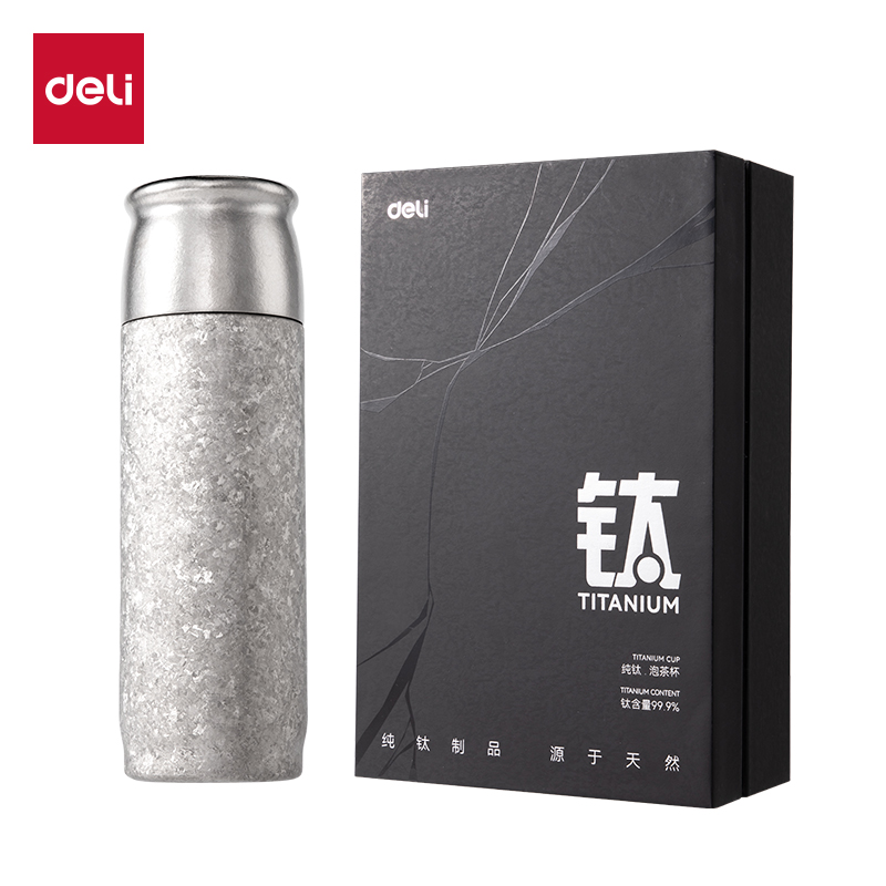 LL634水杯水壺-鈦杯銀（禮盒裝）