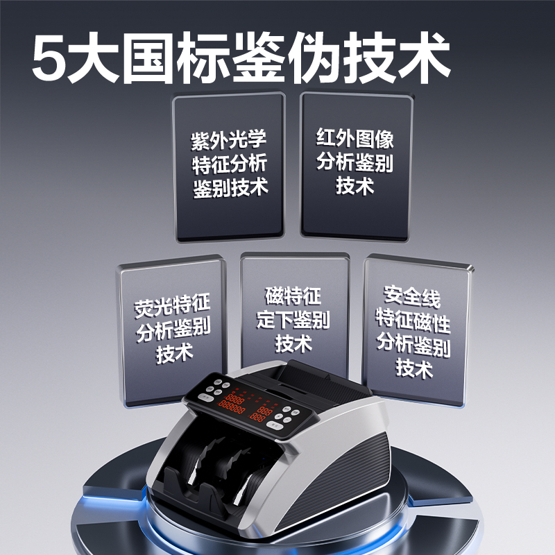 得力6150點(diǎn)鈔機(jī)(灰)(臺(tái))