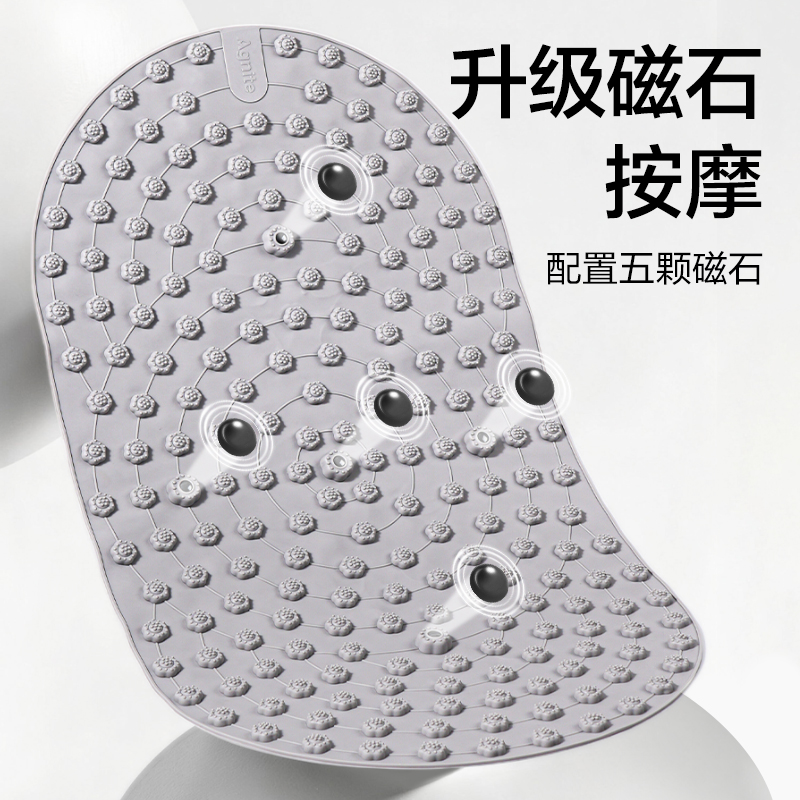 安格耐特FL205_74cm*41.5cm橢圓形TPE磁石趾壓板(灰色)(個)
