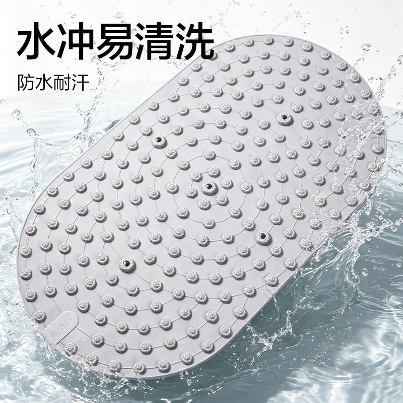 安格耐特FL205_74cm*41.5cm橢圓形TPE磁石趾壓板(灰色)(個)