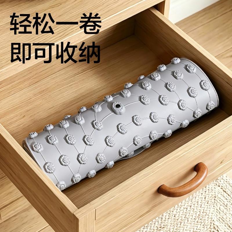 安格耐特FL205_74cm*41.5cm橢圓形TPE磁石趾壓板(灰色)(個)