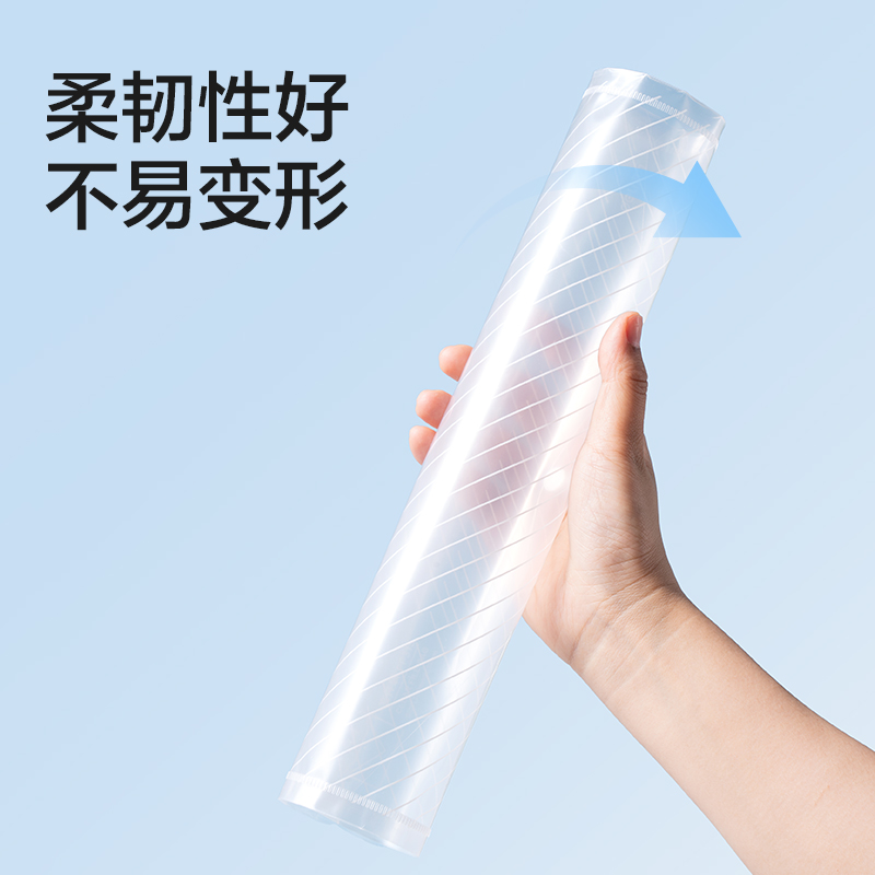 得力PP315_A4斜紋按扣文件袋(透明)(10個/包)