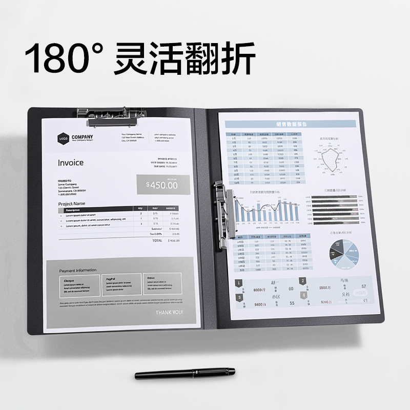 得力PE148_雙強力夾(黑)(個)