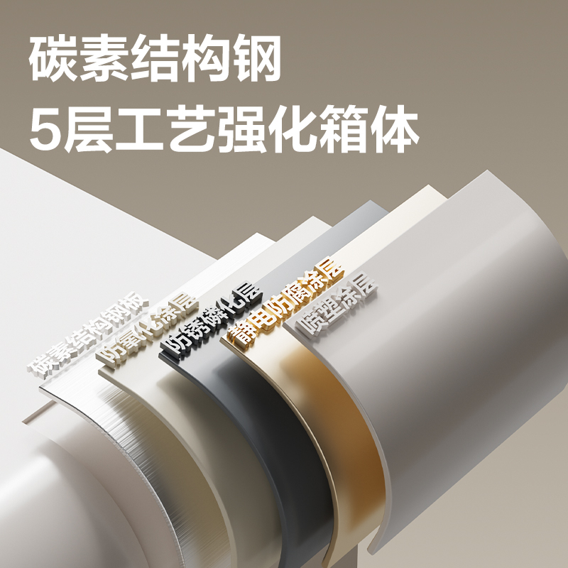 得力AE224-Z指紋密碼保管箱H300(黑灰)(臺(tái))