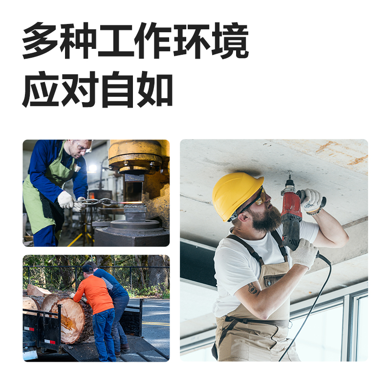 得力得心LQ663紗線手套(白)(12雙/包)(600g)