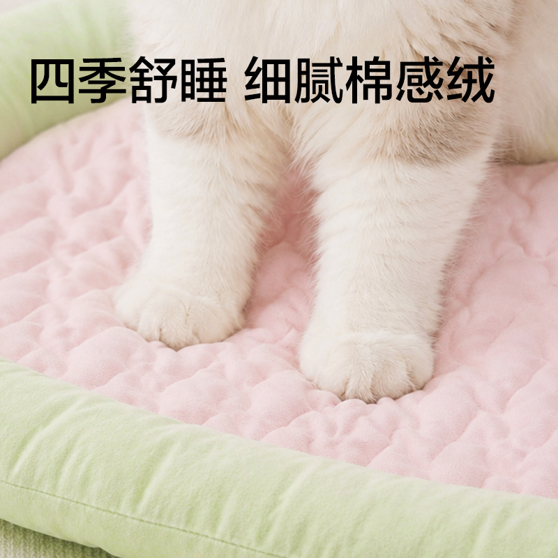 得力Bembam_BM601_M碼寵物豆豆軟墊(綠)(個(gè))