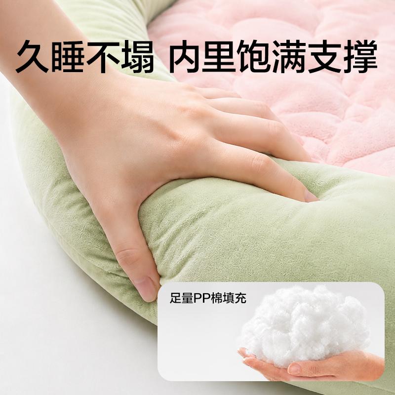得力Bembam_BM602_L碼寵物豆豆軟墊(黃)(個)