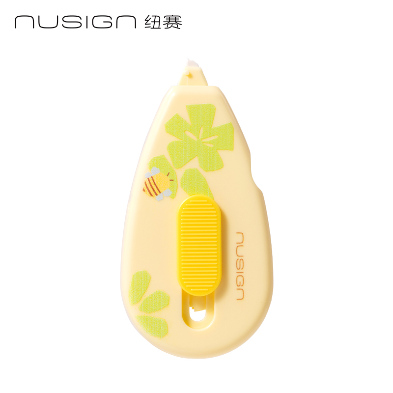 紐賽NS223-DZF修正帶5mm*6m(黃)(個)